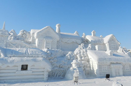 黑龍江室外雪雕